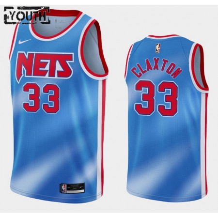 Kinder NBA Brooklyn Nets Trikot Nicolas Claxton 33 Nike 2020-2021 Hardwood Classics Swingman
